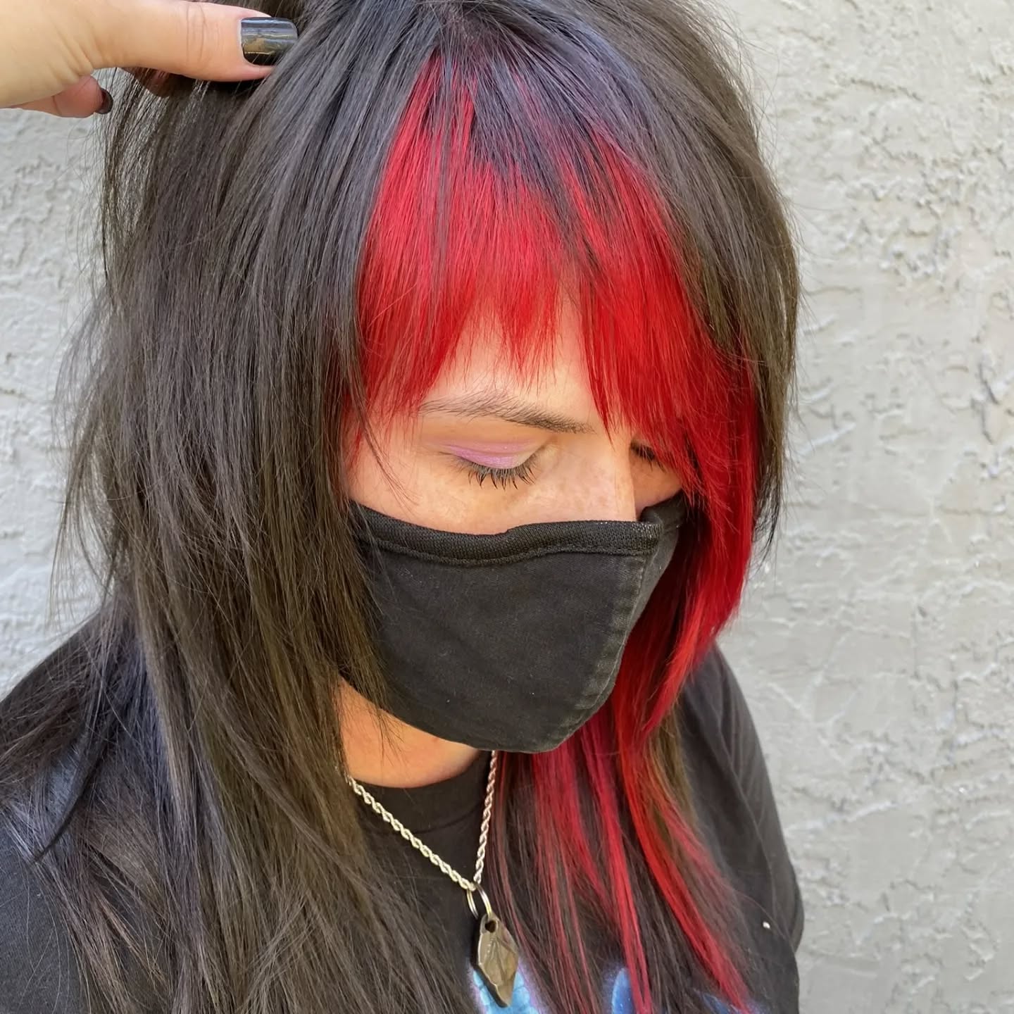 9. Ravishing Rebel: the Edgy Shag with a Fiery Flair