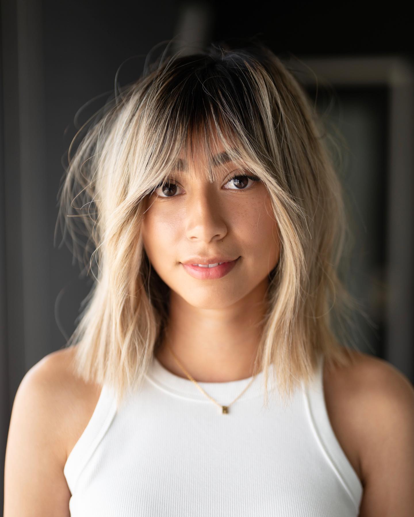 8. Effortless Edge: the Messy Shag with Face-framing Layers
