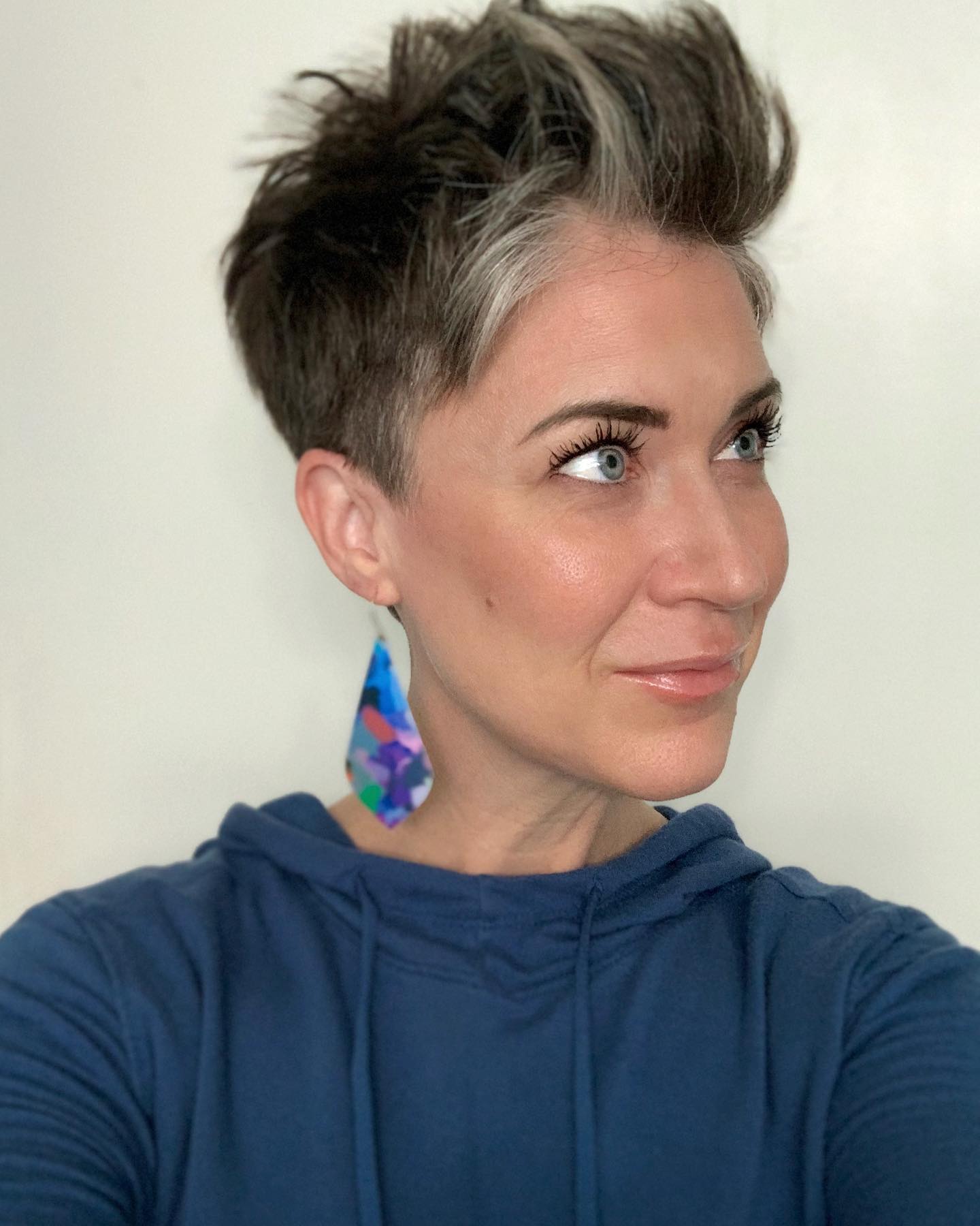 23. Sculpted Edge: the Bold Pixie with a Twist