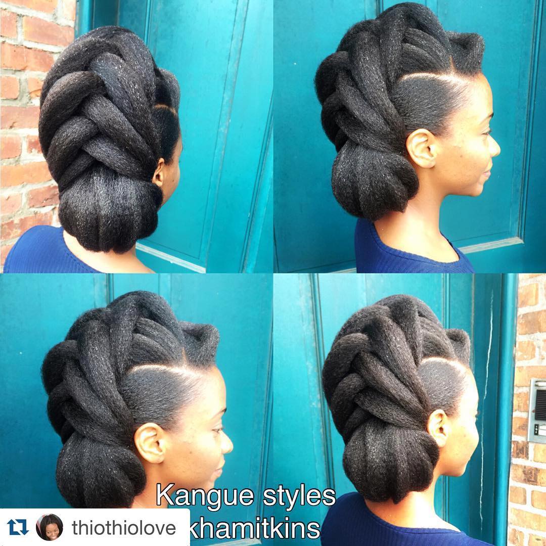 12. Sculpted Elegance: the Kangue Updo Revolution