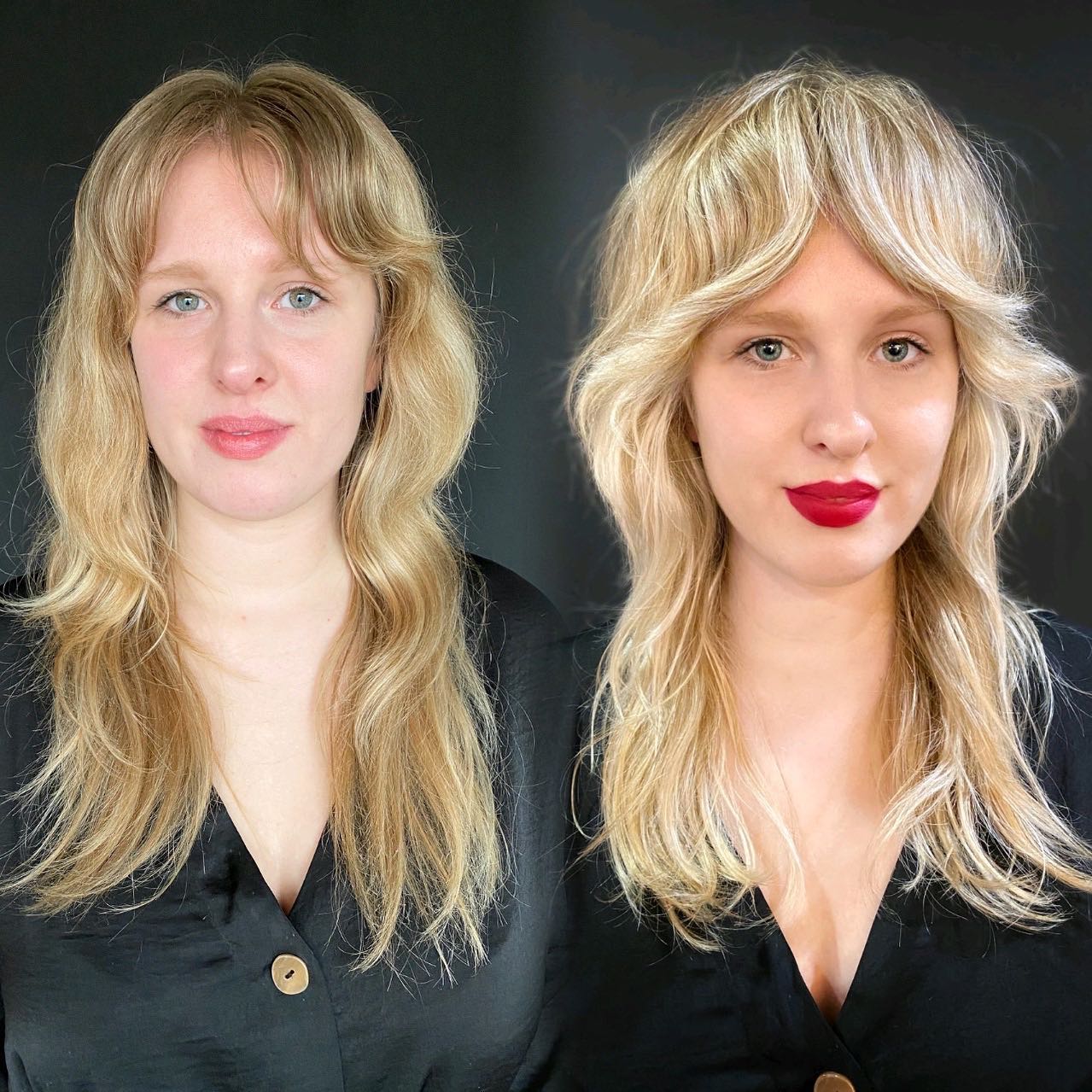 27. Radiant Reimagining: the Ethereal Shag with a Bold Twist