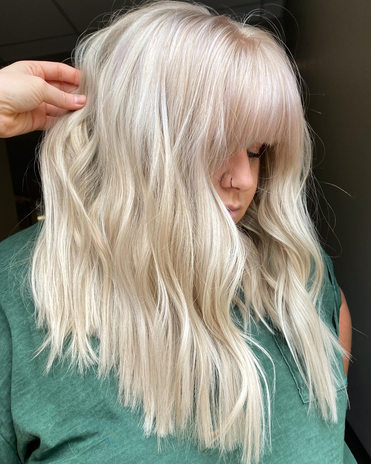 35. Whimsical Waves: the Chic Allure Of Frosted Shag