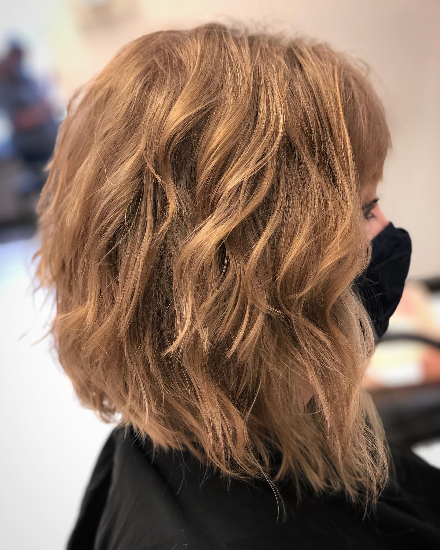 42. Effortless Radiance: the Carefree Textured Bob