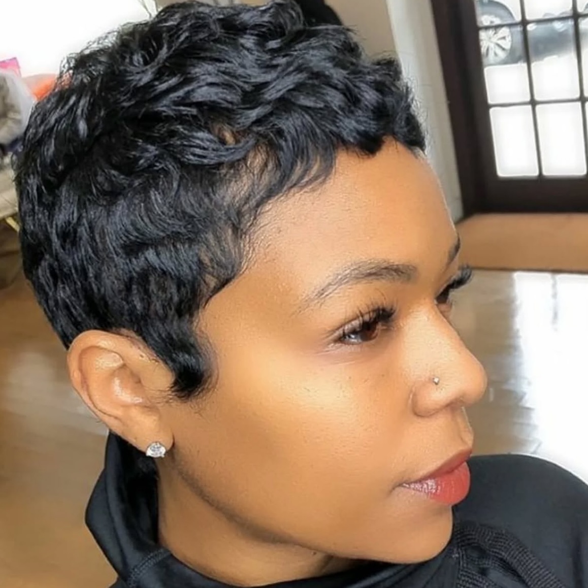 9. 90s Textured Pixie Cut