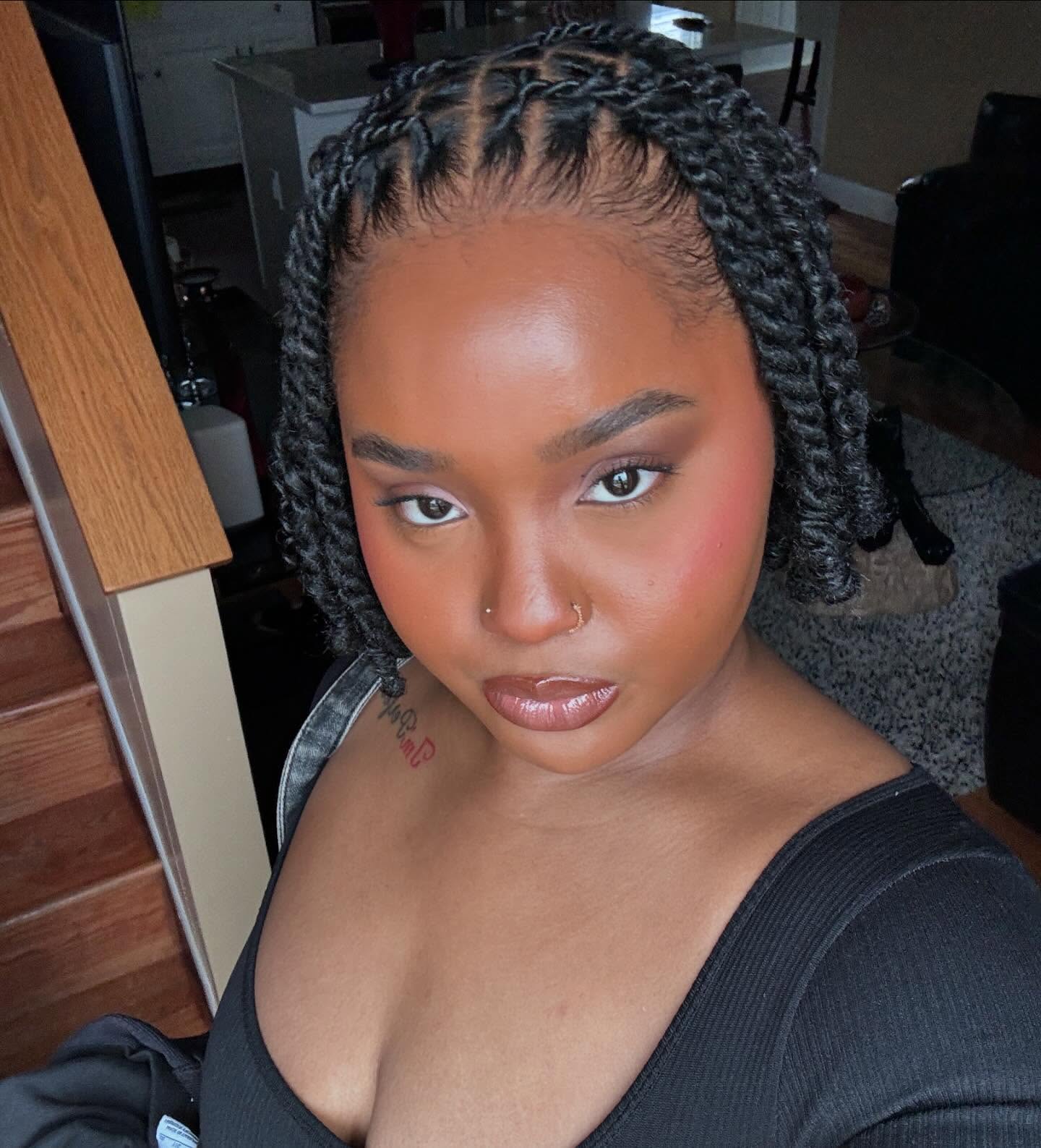 4. Braided Elegance with Twisted Texture