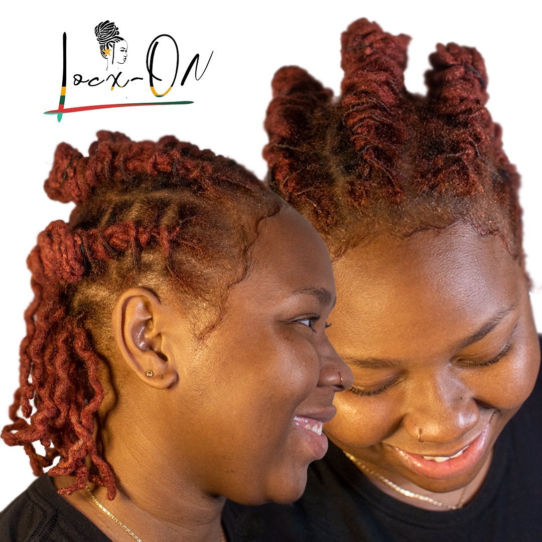 38. Fiery Corkscrews and Cozy Curls: Embracing the Bold Charm Of Short Locs