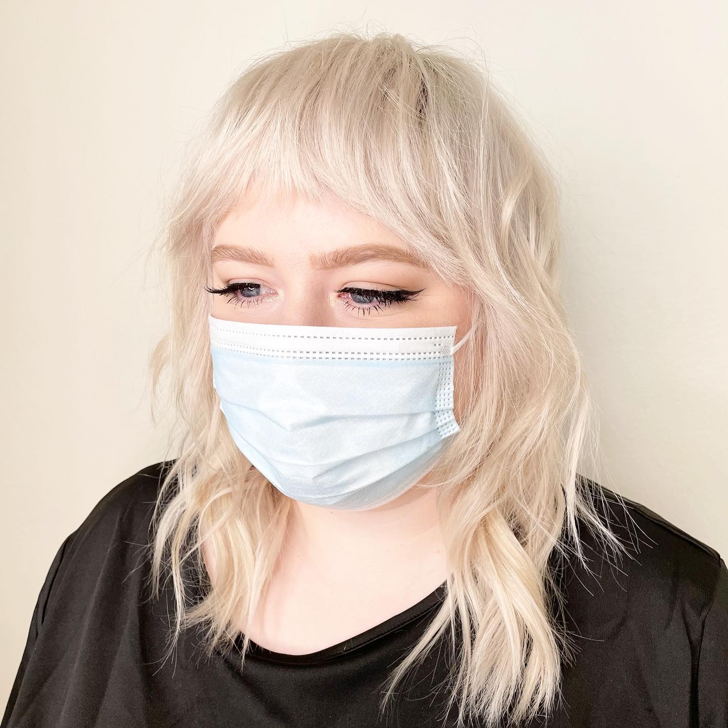 23. Effortless Whimsy: the Textured Bob with Baby Bangs