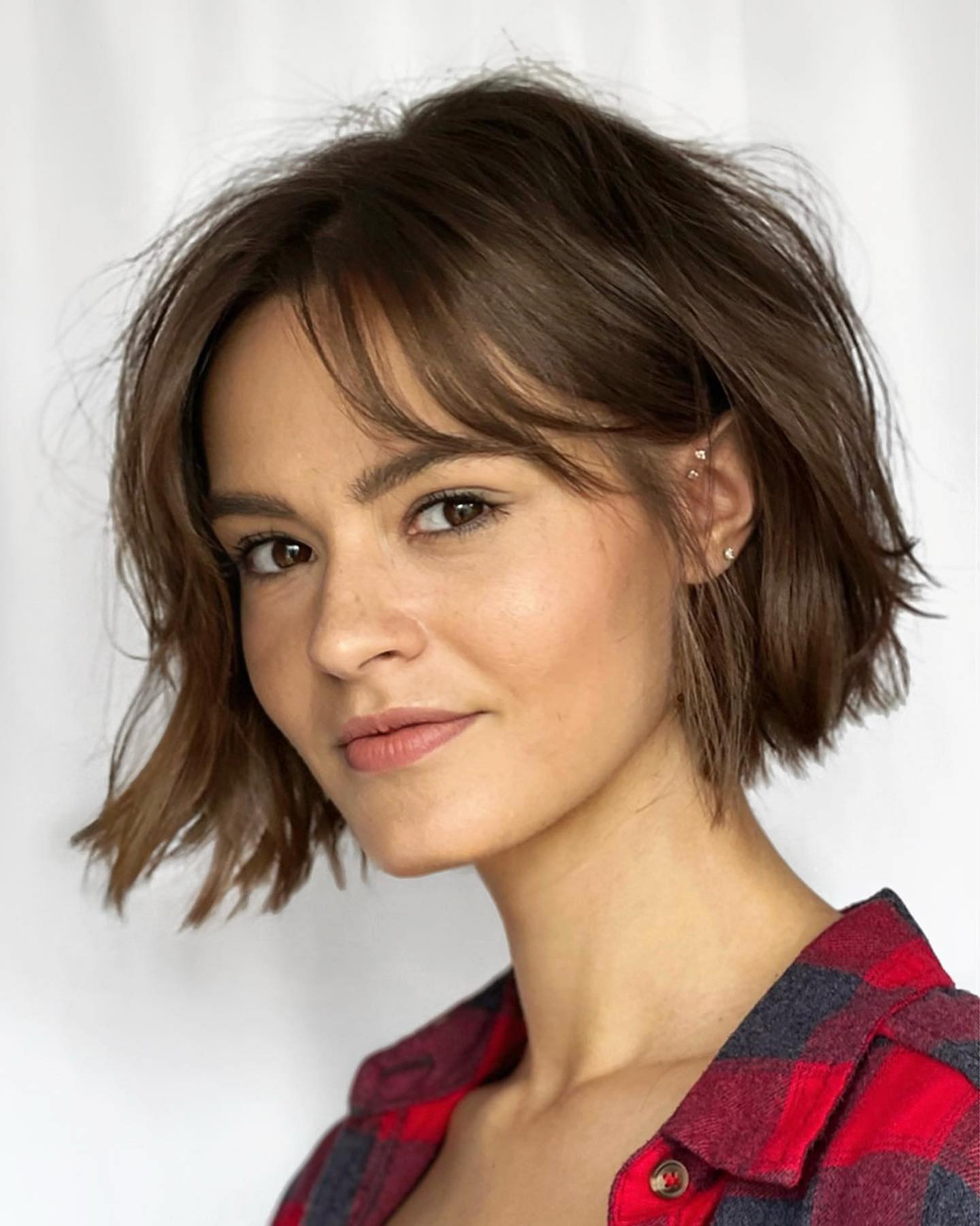 10. Effortlessly Tousled with Fringe: the Modern Chic Bob