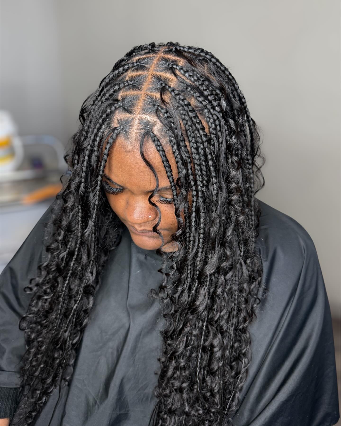 23. Textured Elegance: the Art Of Box Braids with Emphasis on Soft Waves