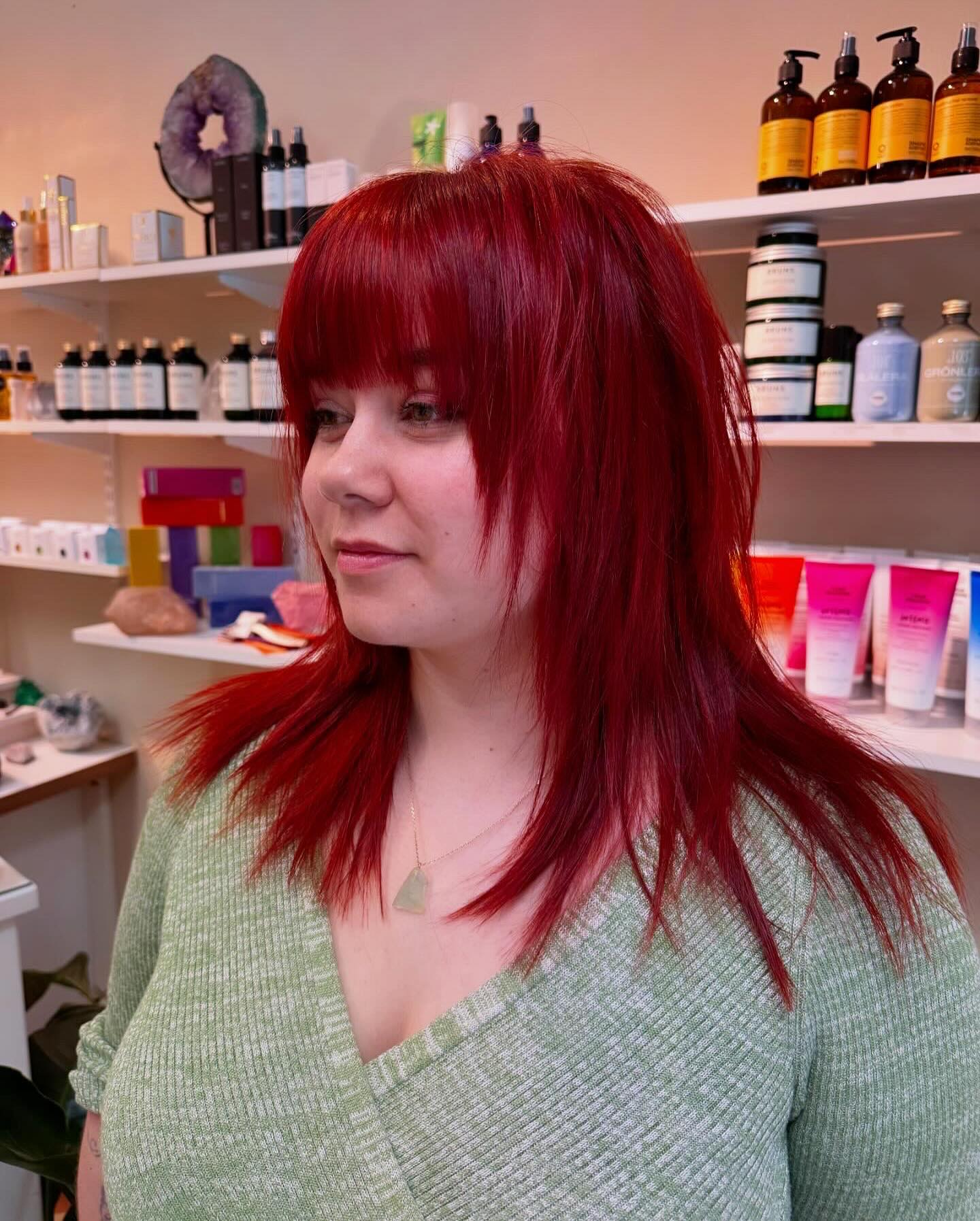 31. Fiery Fringe with Effortless Flare