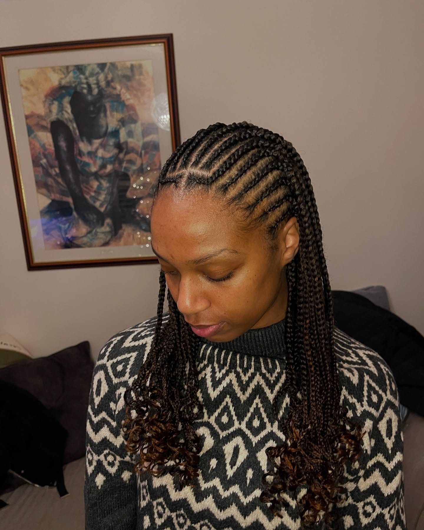 20. Ethereal Elegance: Braids with a Soft Spiral Twist