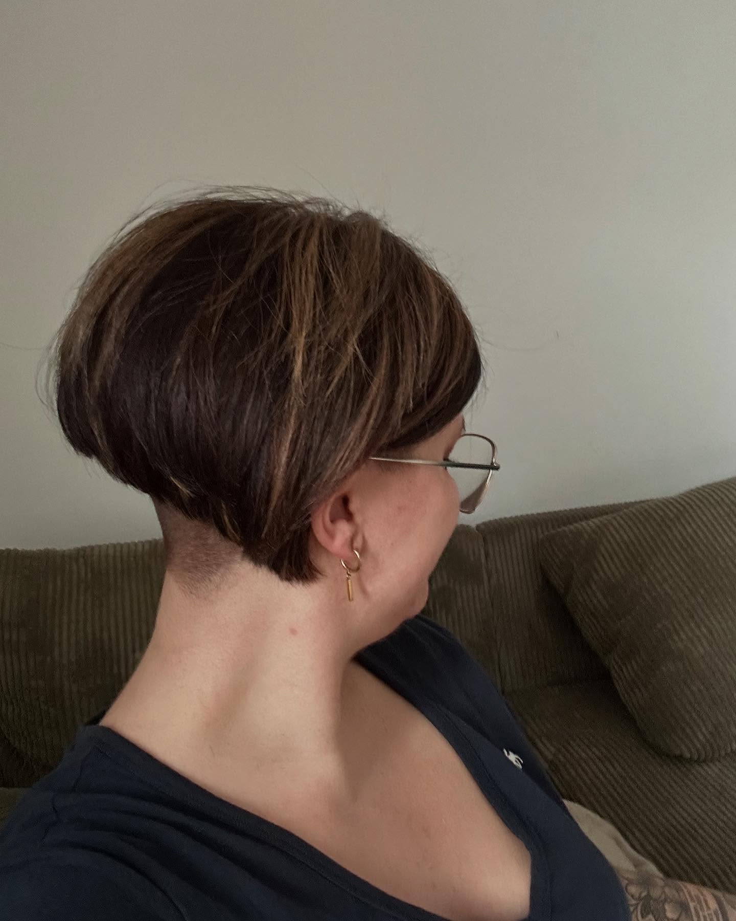 12. Short Layered Bob with Undercut