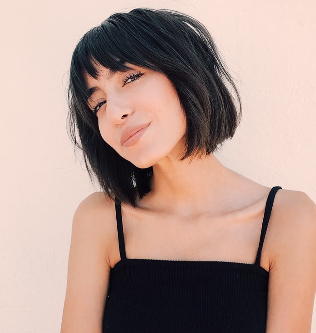 31. the Modern Effie Bob with Playful Bangs