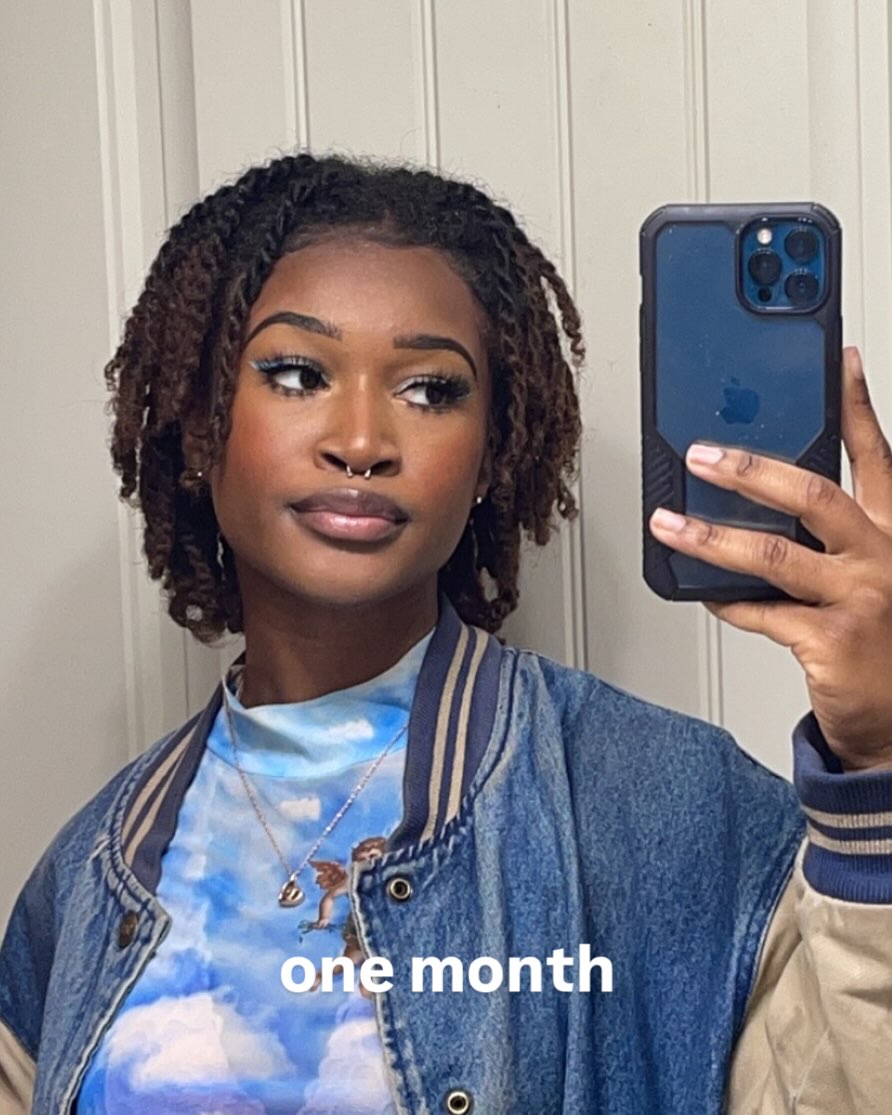 11. Freshly Cultivated Twists: the Playful Chic Of One-month Locs
