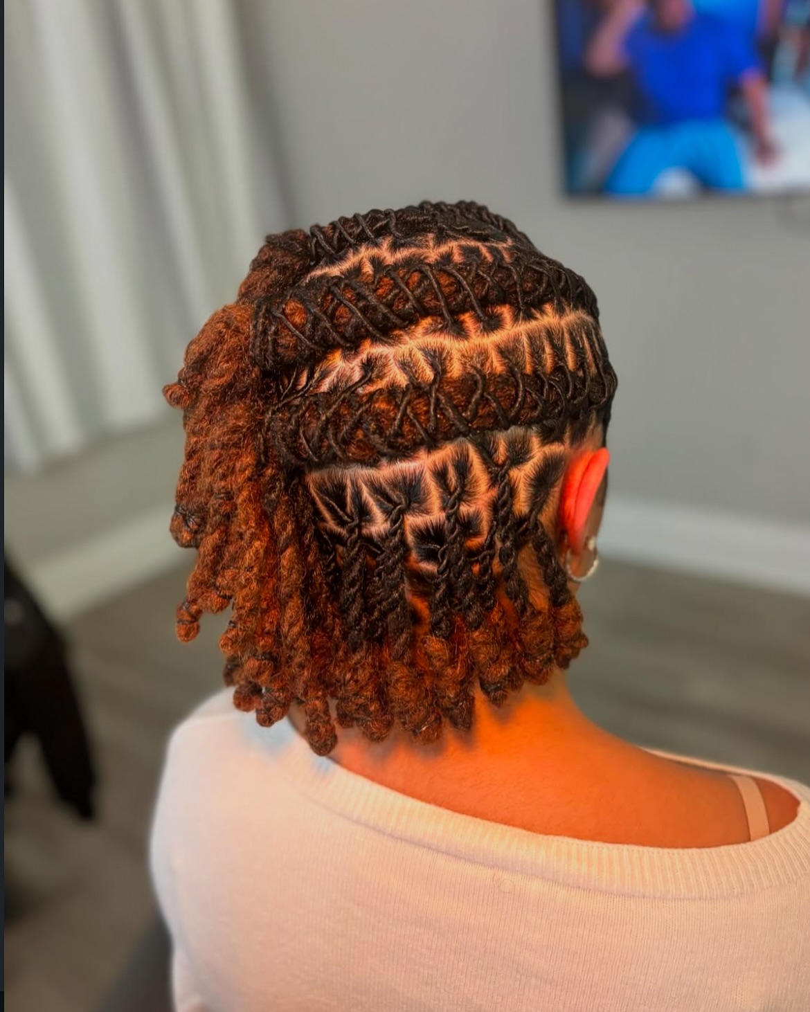 23. Undulating Twists with a Sunset Glow