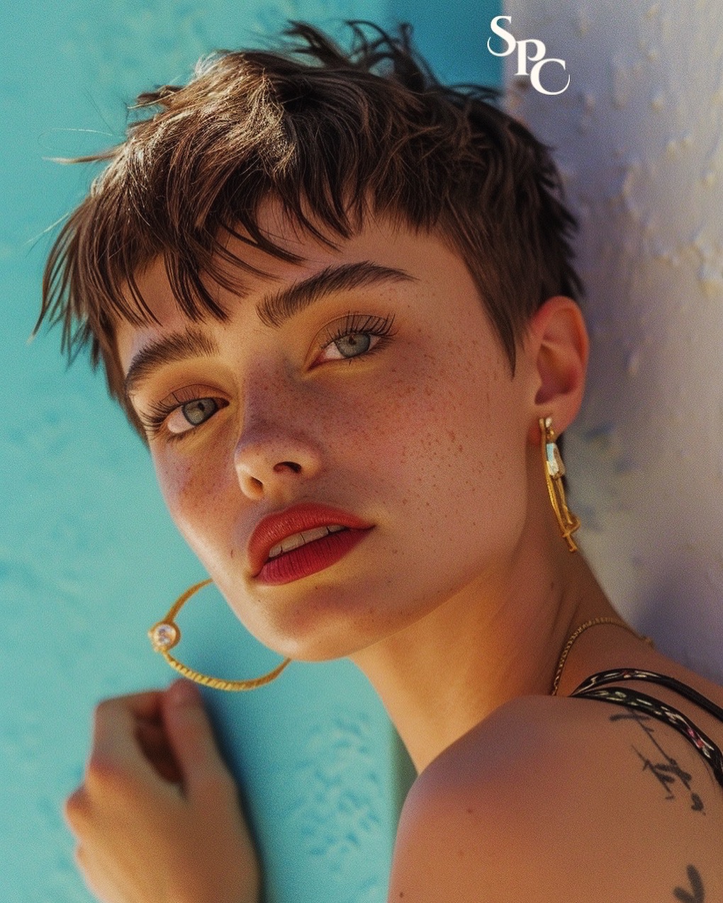 16. 90s Inspired Textured Pixie Cut