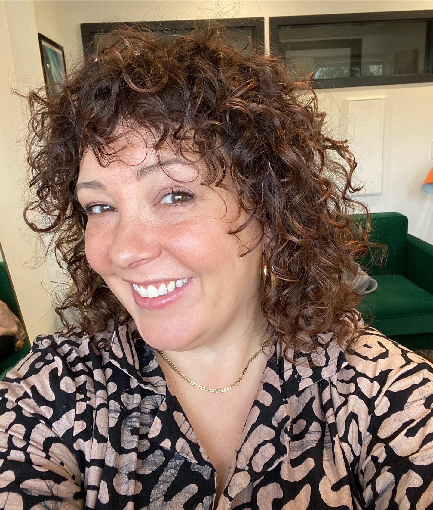 3. Frizz-free and Fabulous: Embracing Bouncy Curls with a Soft Edge