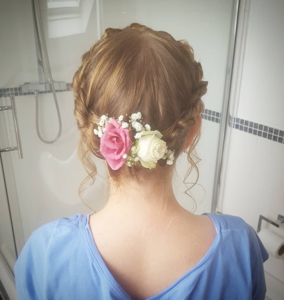 26. Whimsical Braided Blooms for Effortless Elegance
