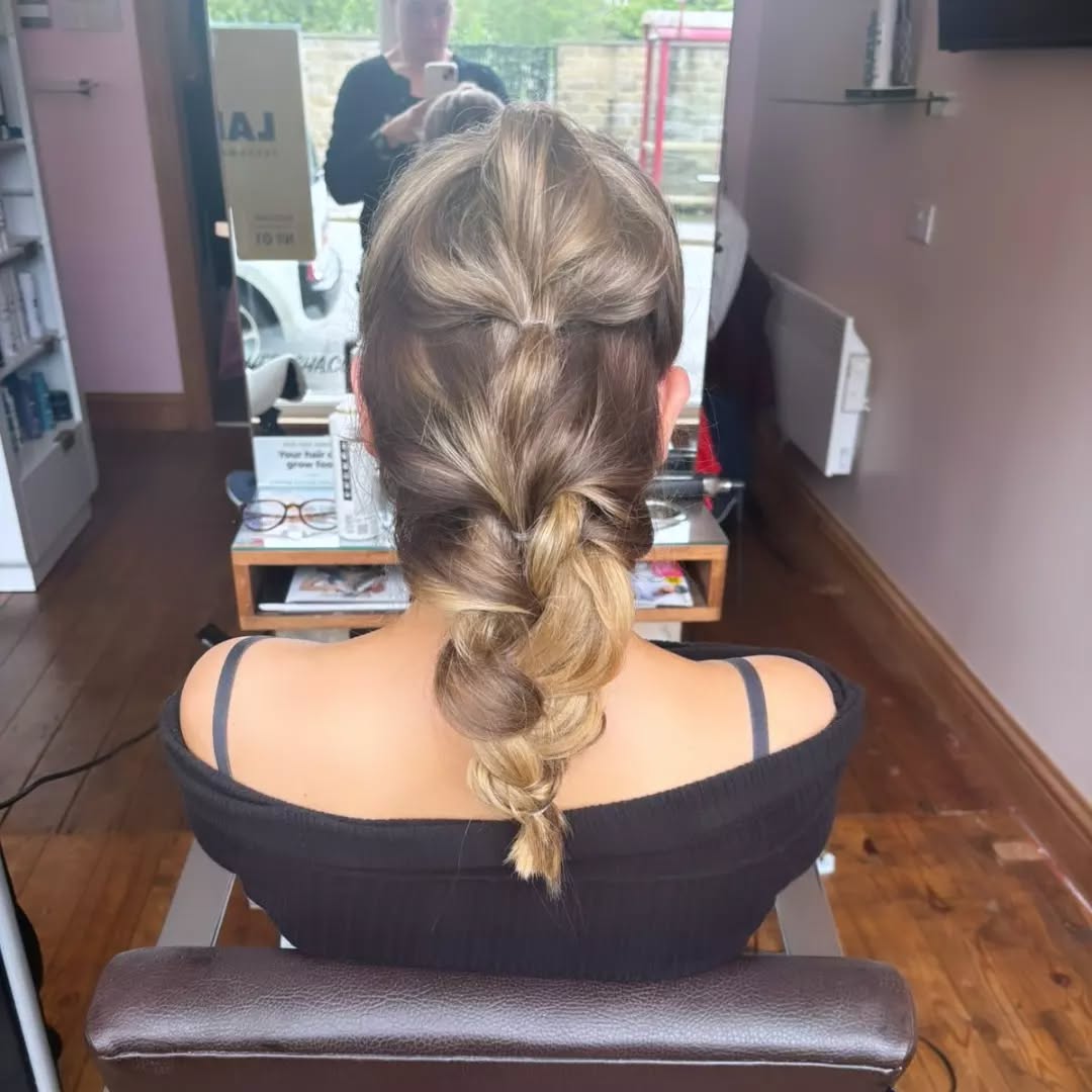 19. Crown Braid Waterfall Waves