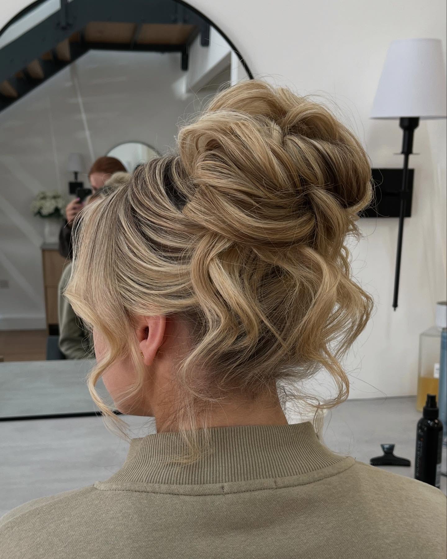 4. Whimsical Elegance: the Elevated Topsy-tail Updo