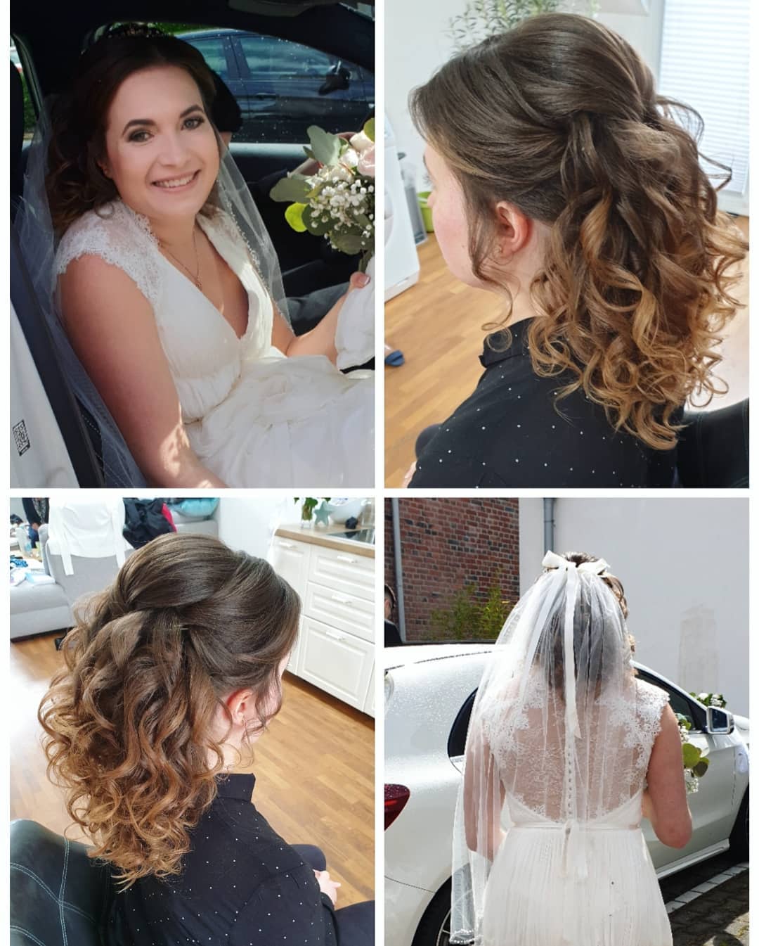 22. Effortlessly Romantic: a Curly Cascade for Modern Bridesmaids