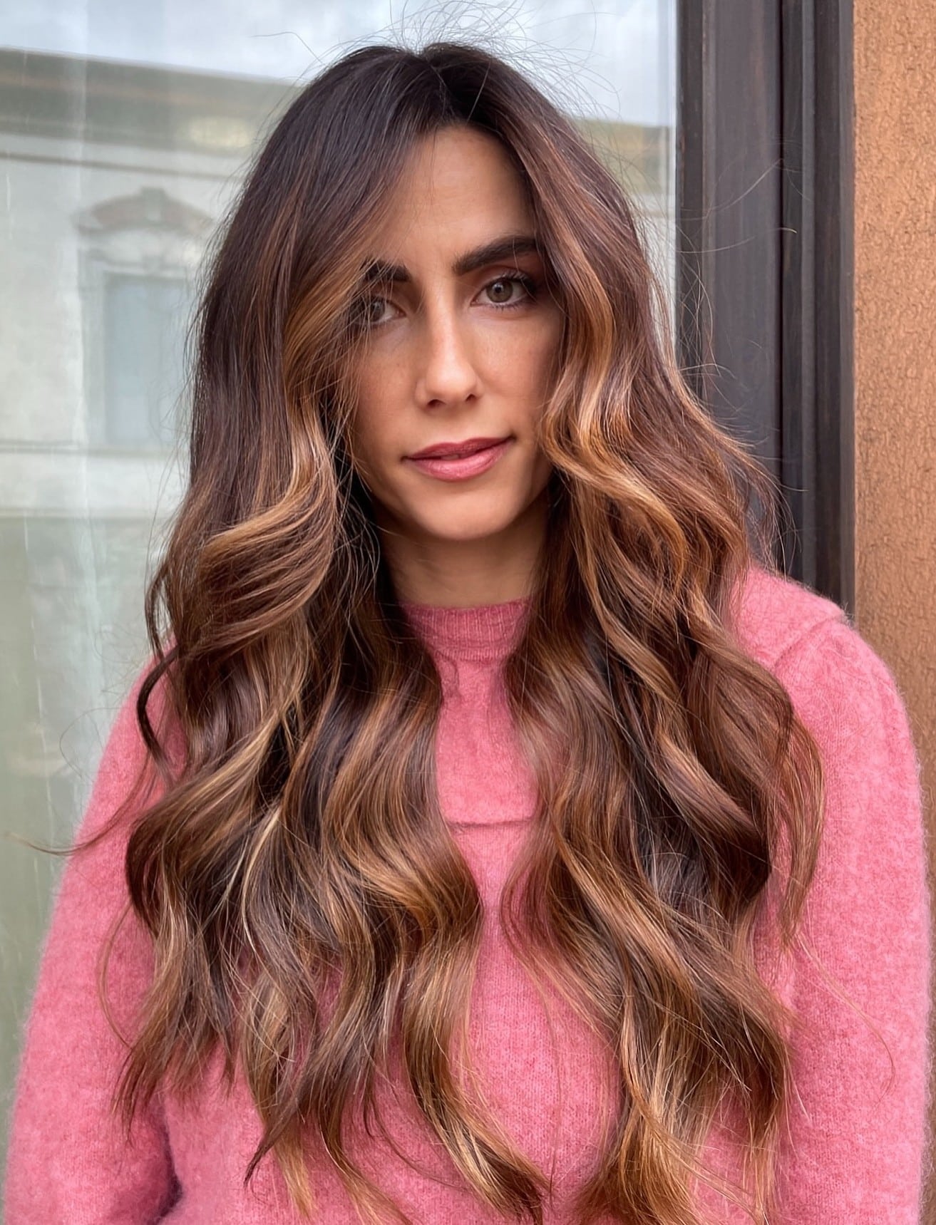 28. Sun-kissed Waves with Rich Brown Base