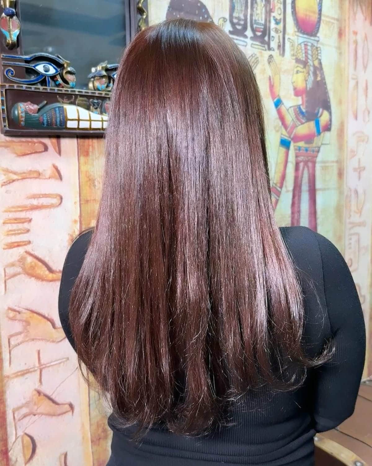 68. Rich Mahogany Brown with Sleek Finish