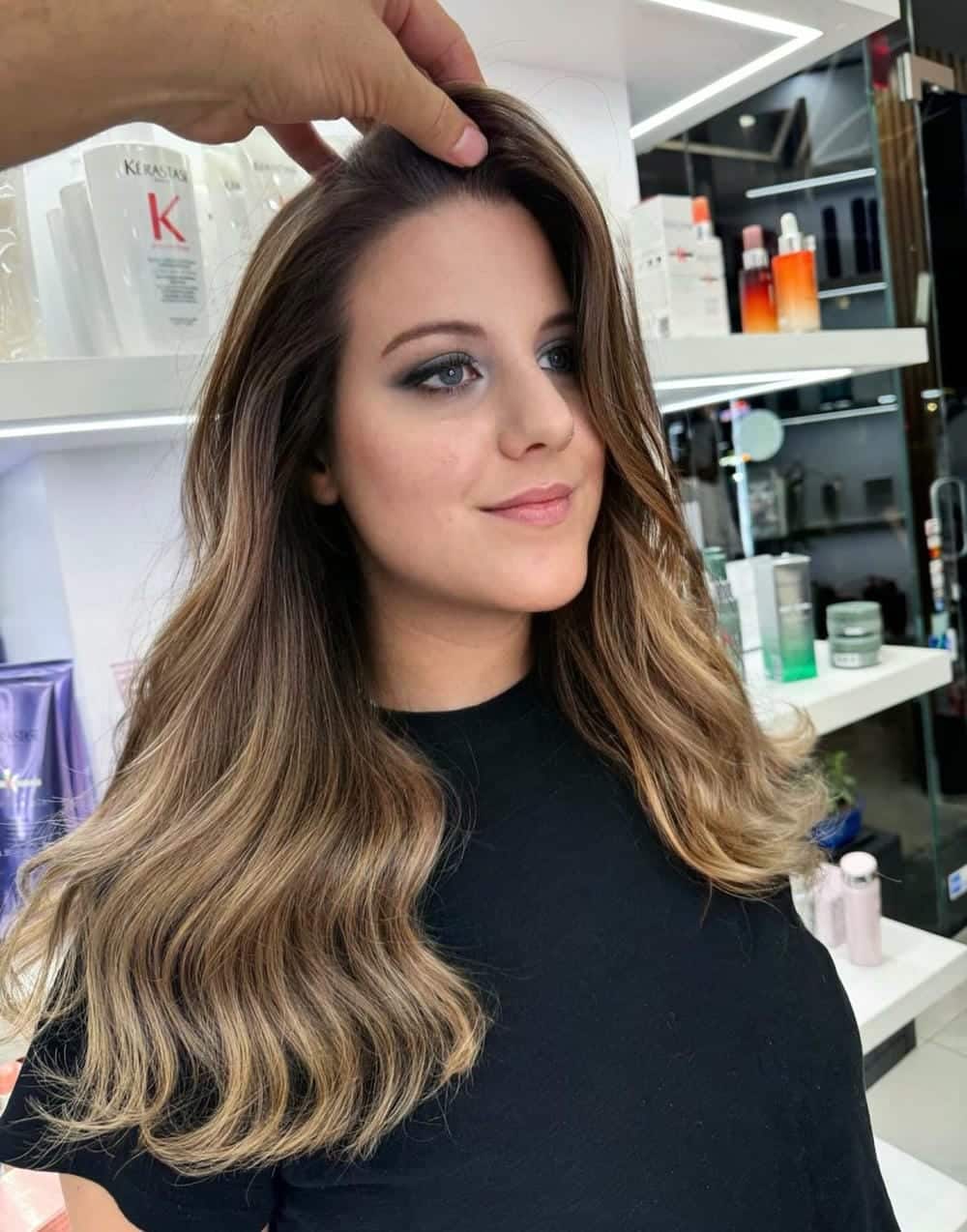 40. Luminous Light Brown Waves with Subtle Highlights