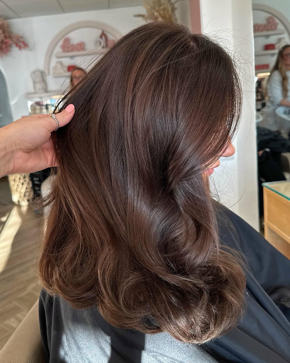 65. Rich Chocolate Brown Waves