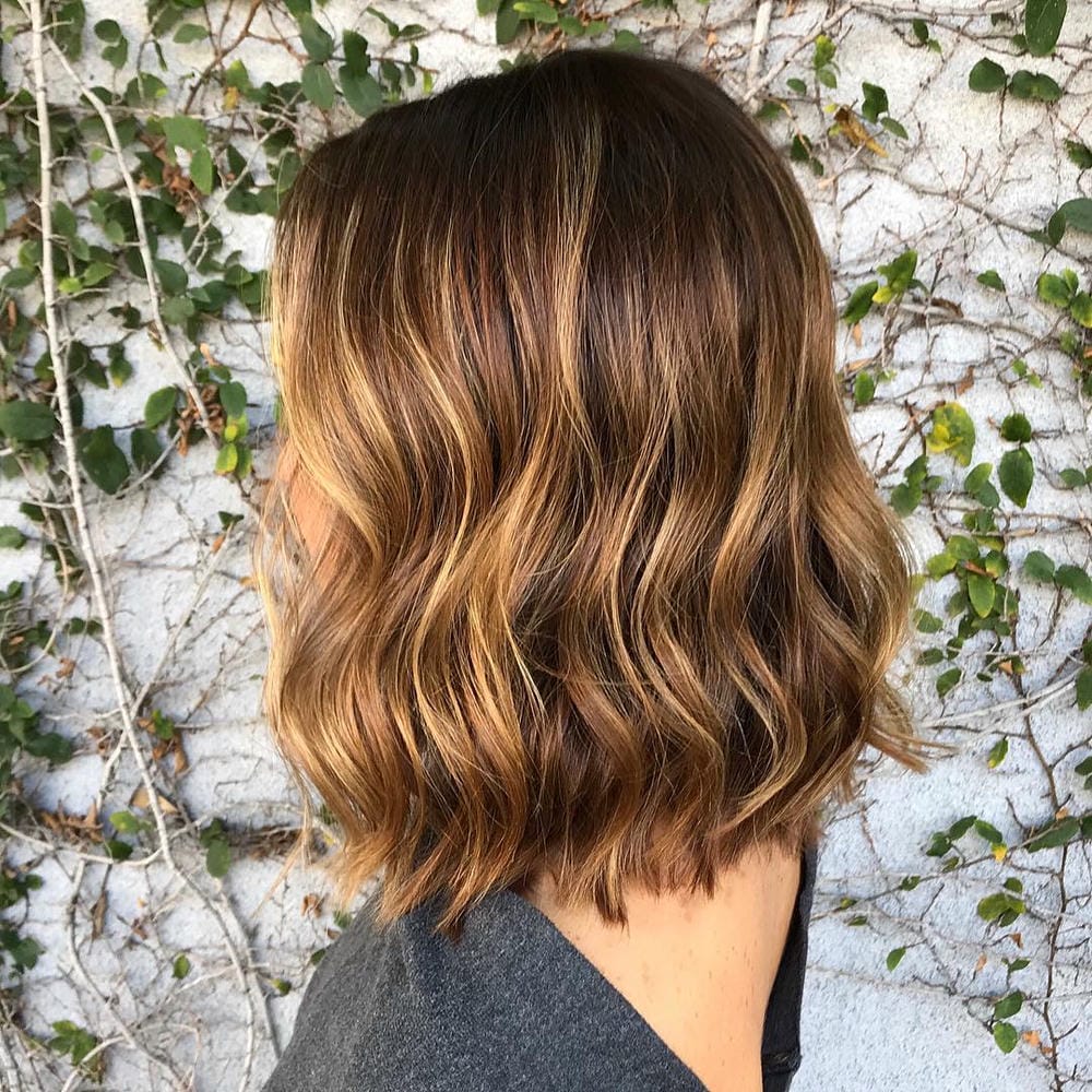 28. Warm Light Brown Waves with Subtle Highlights