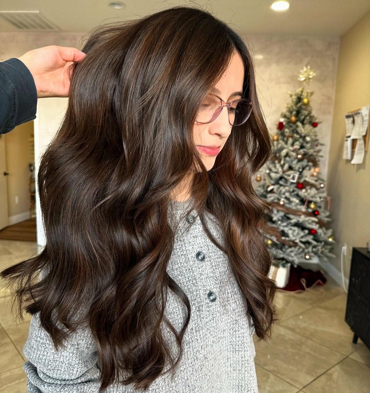 62. Luscious Chocolate Waves with Subtle Highlights