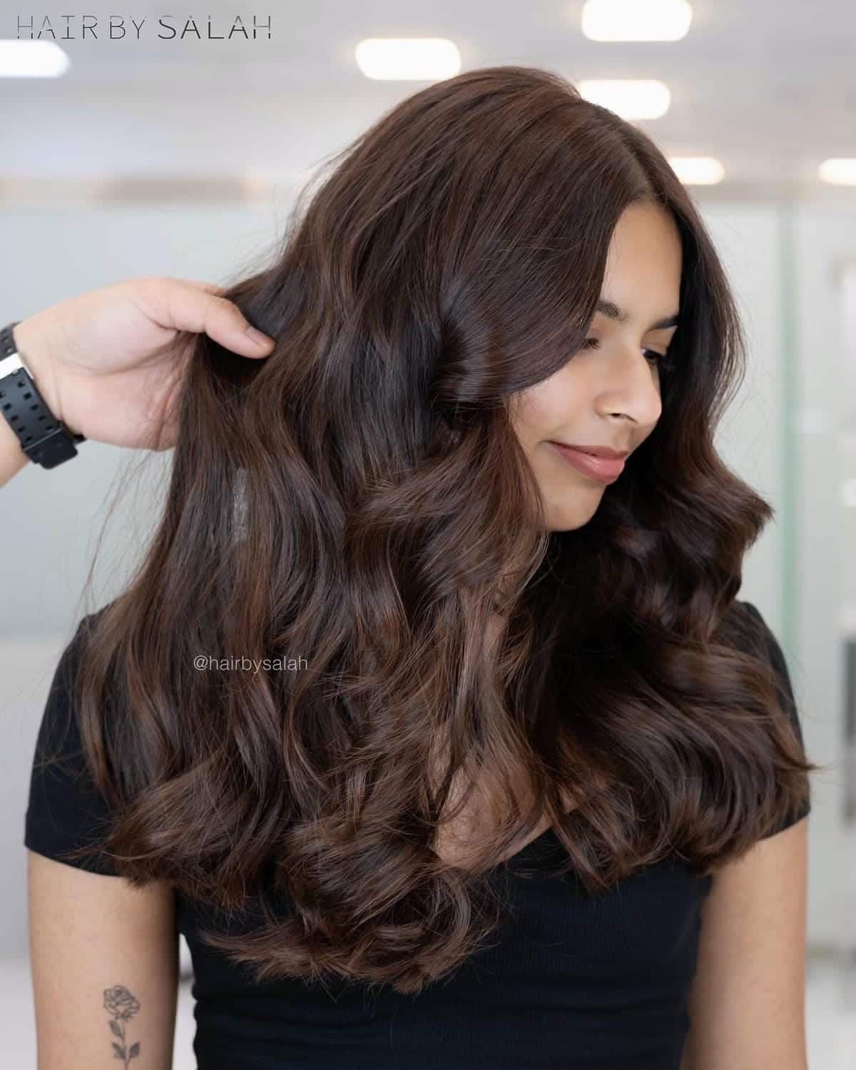 58. Luscious Chocolate Brown Waves