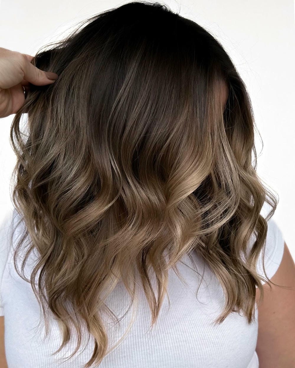 17. Title: Warm Ombré with Soft Waves