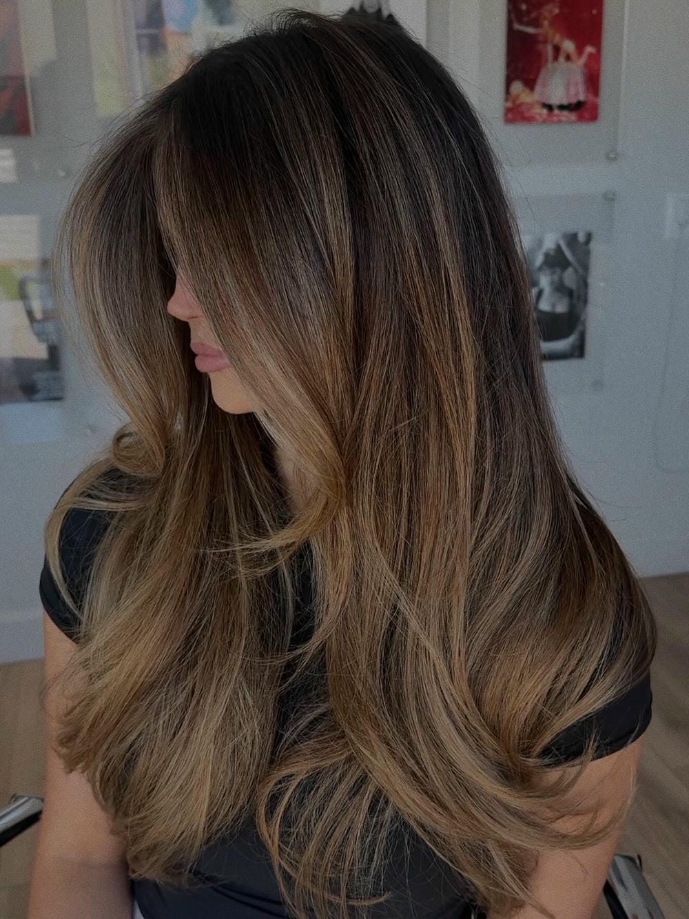 14. Light Brown Hair with Subtle Highlights and Lowlights