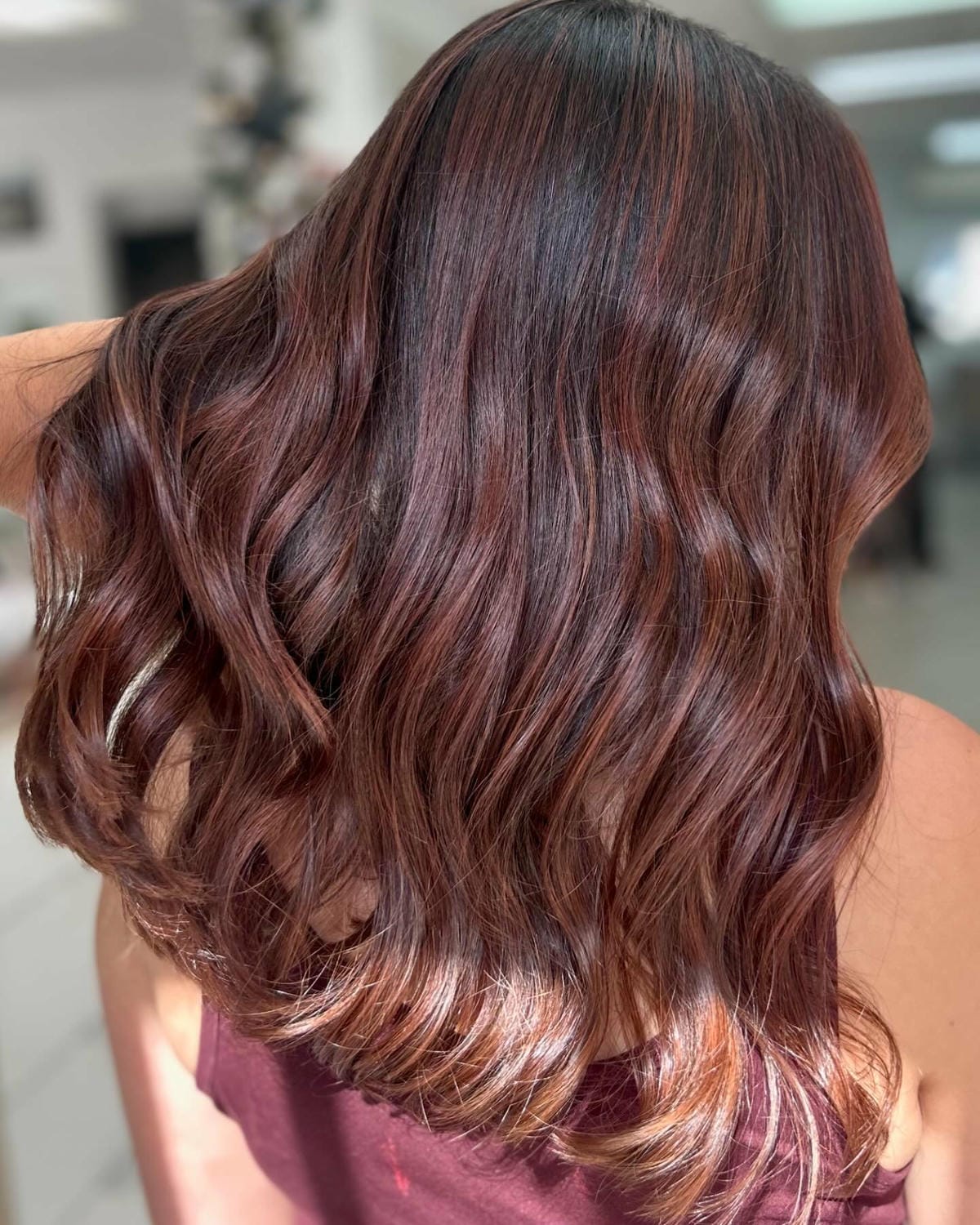 72. Rich Chocolate Brown with Copper Highlights