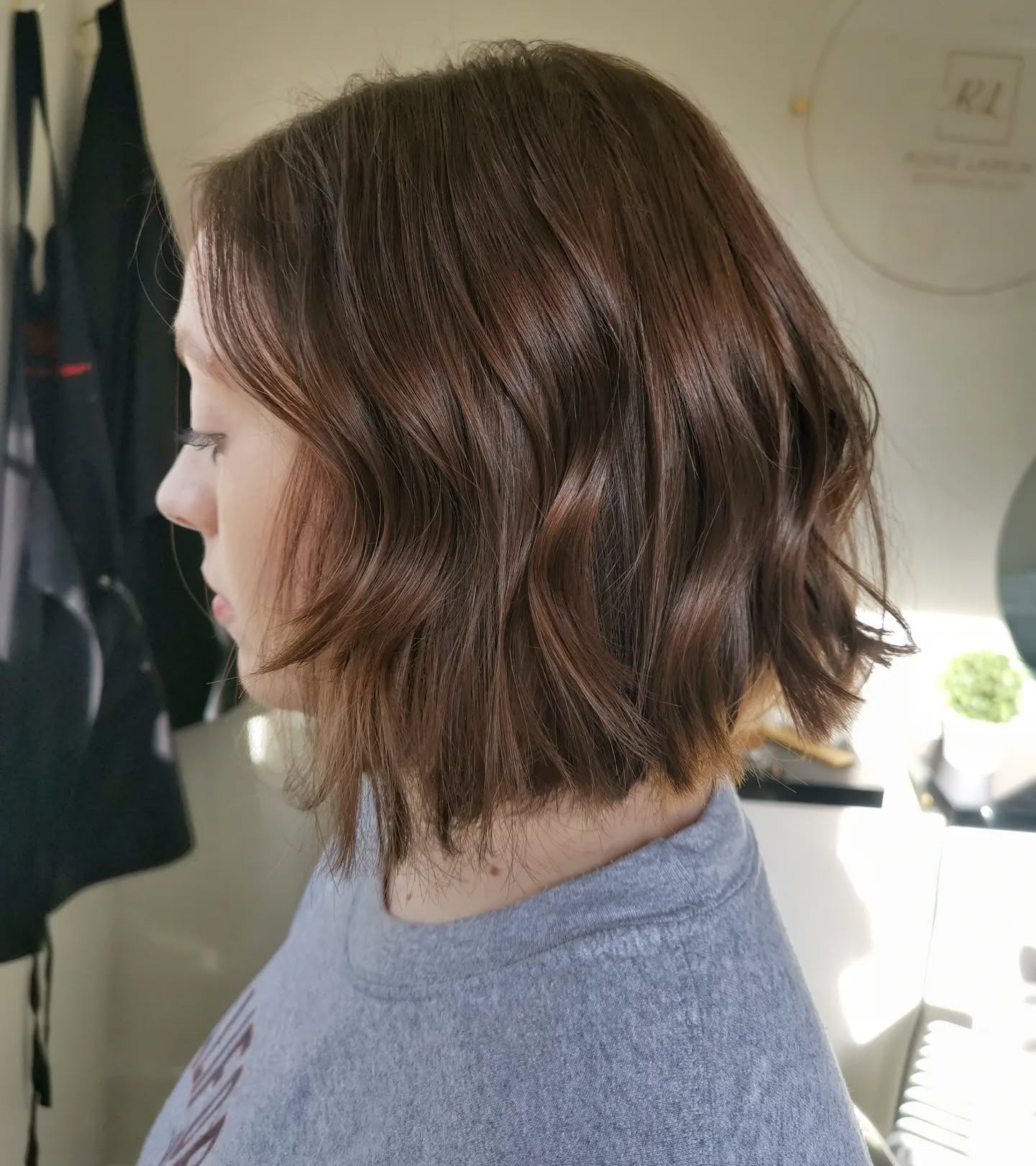 28. Title: Soft, Tousled Wavy Bob