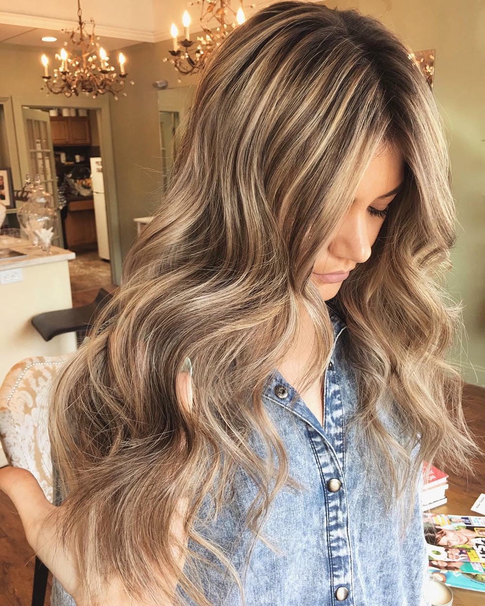 52. Soft Waves with Subtle Highlights and Lowlights