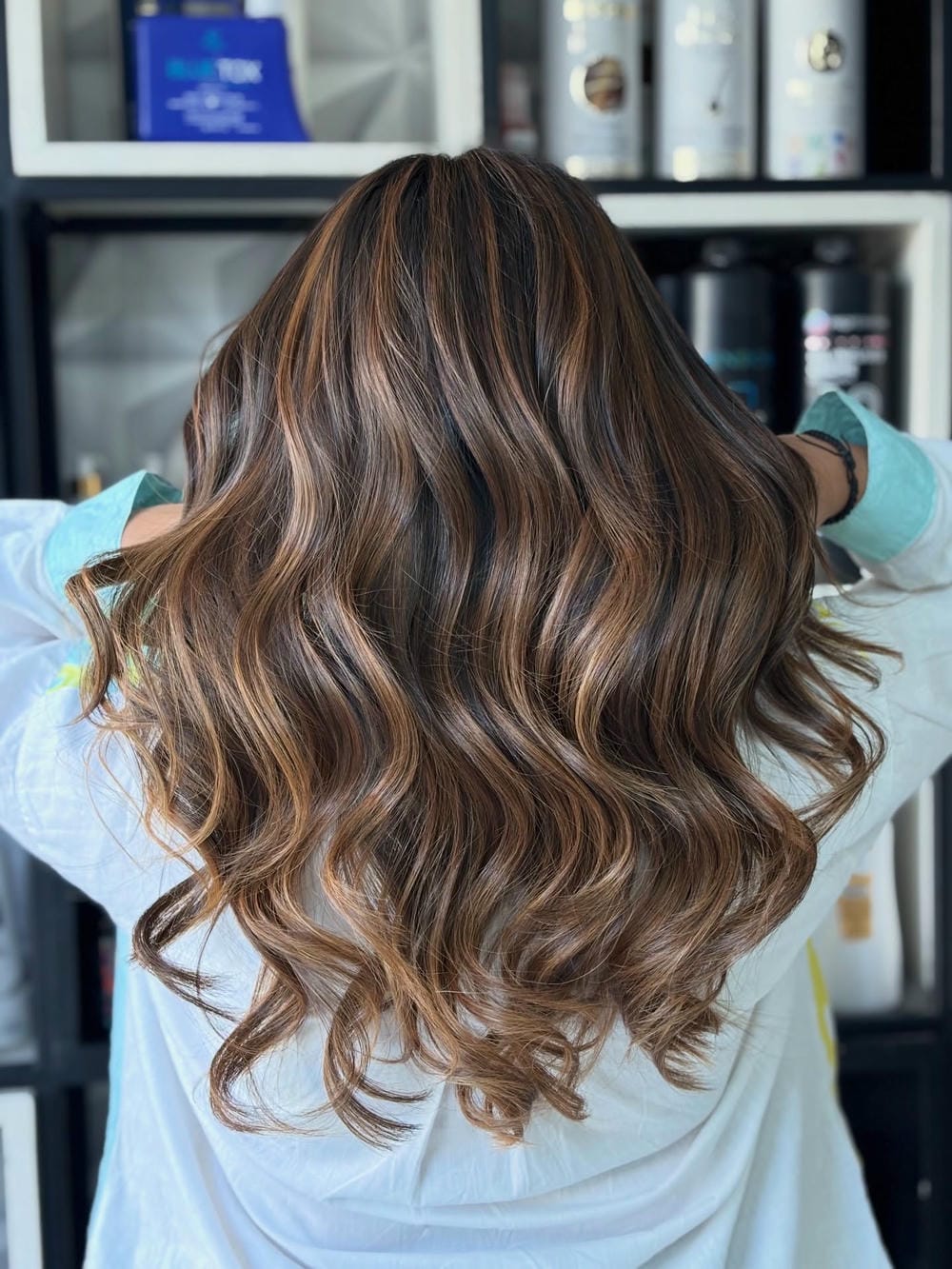 49. Rich Light Brown Waves with Subtle Highlights