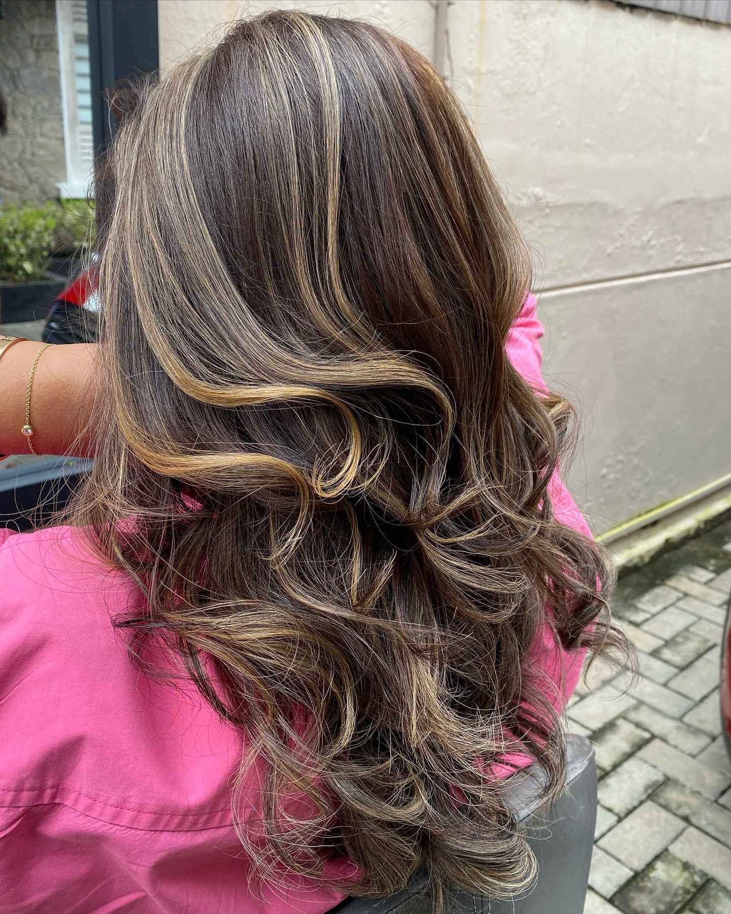 33. Rich Dark Brown Waves with Subtle Highlights