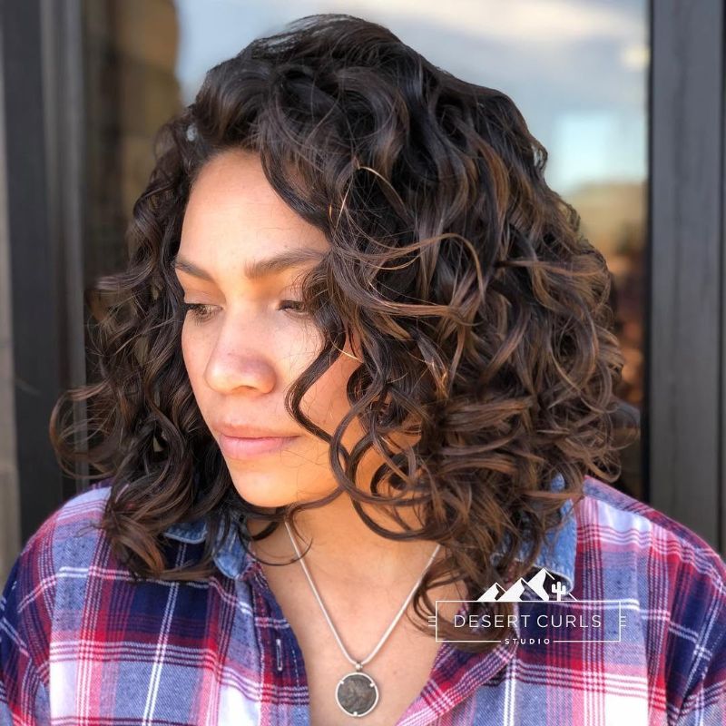 32. Defined Curly Bob