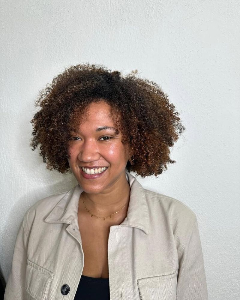 12. Defined Curly Bob