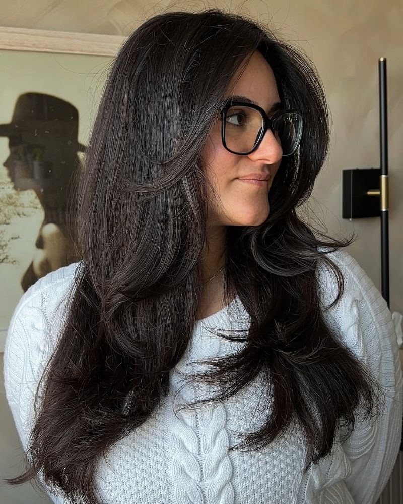 60+ Effortless Long Layered Haircuts with Bangs That Are Always in Style