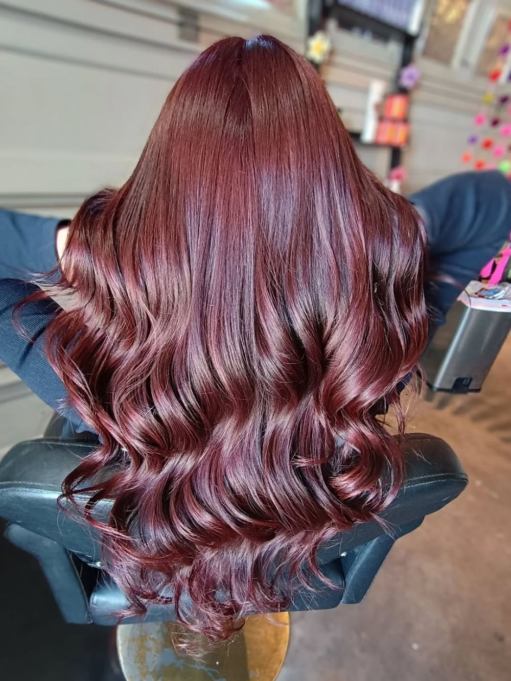 23. Luscious Dark Burgundy Waves