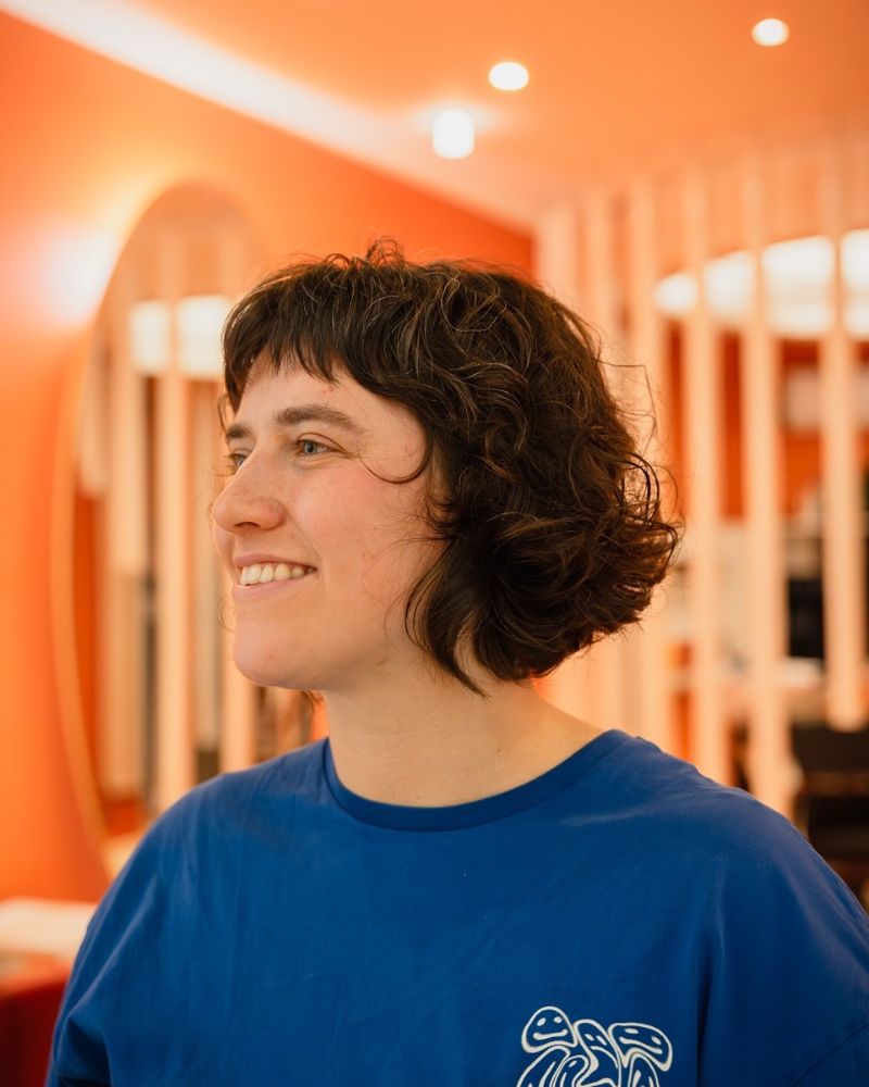 39. Playful Textured Curly Bob