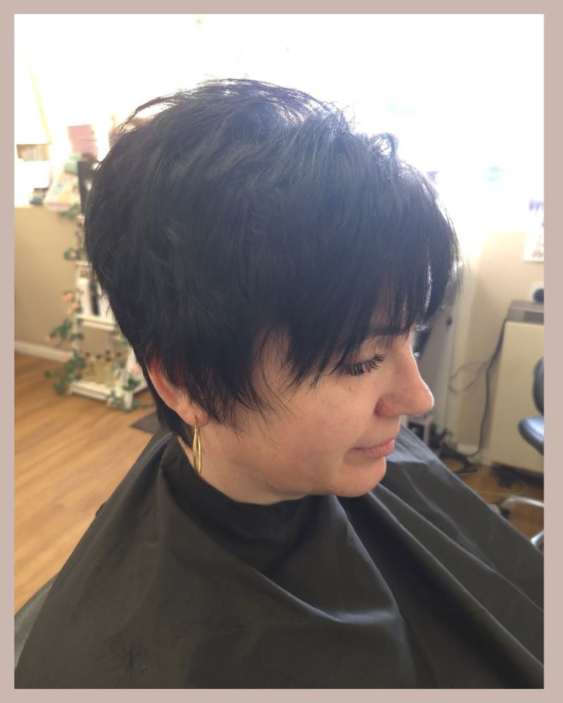 64. Sharp Textured Short Cut