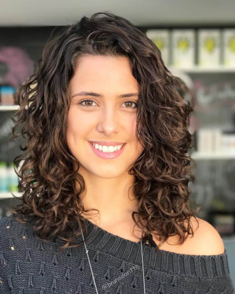 13. Shoulder-Length Defined Curls