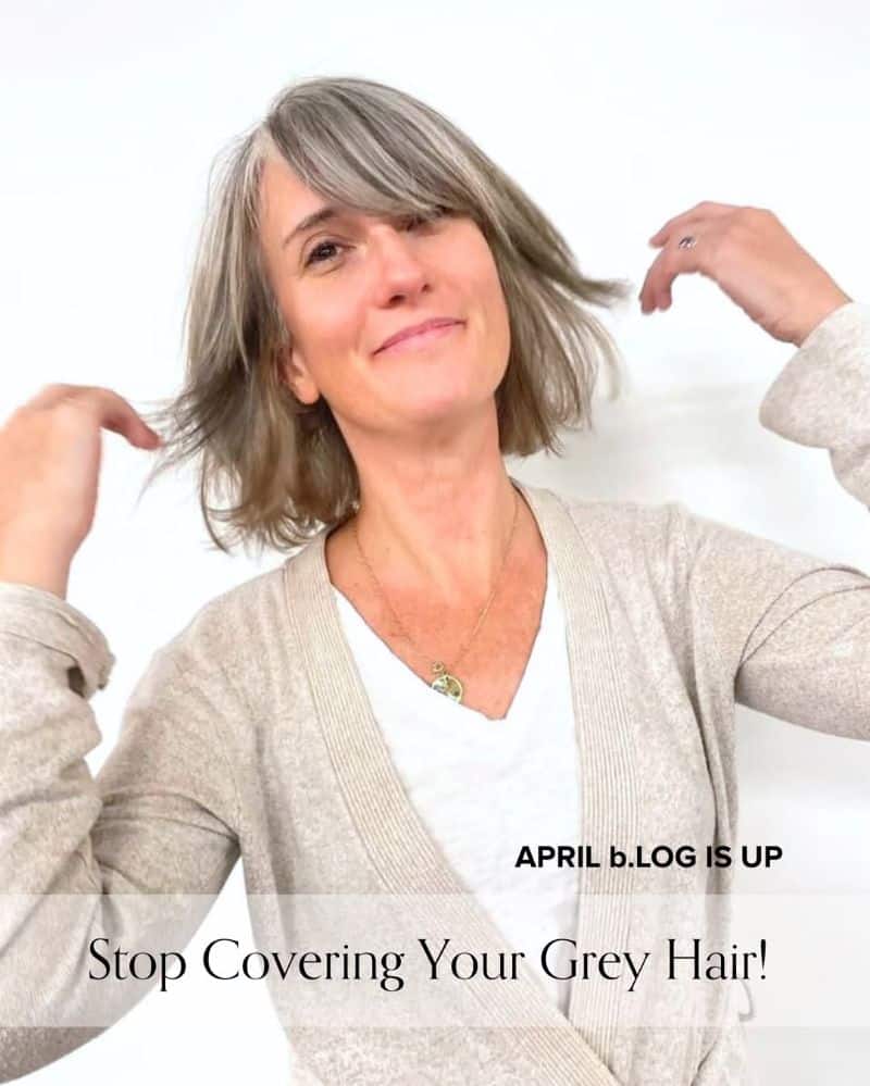 67. Soft Layered Gray Bob