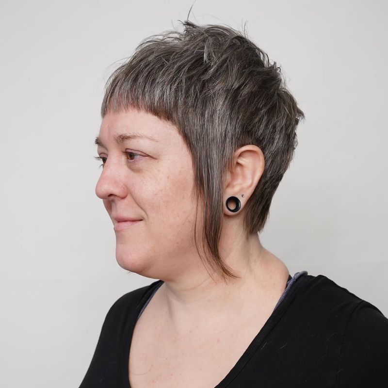 20. Textured Choppy Crop with Uneven Fringe