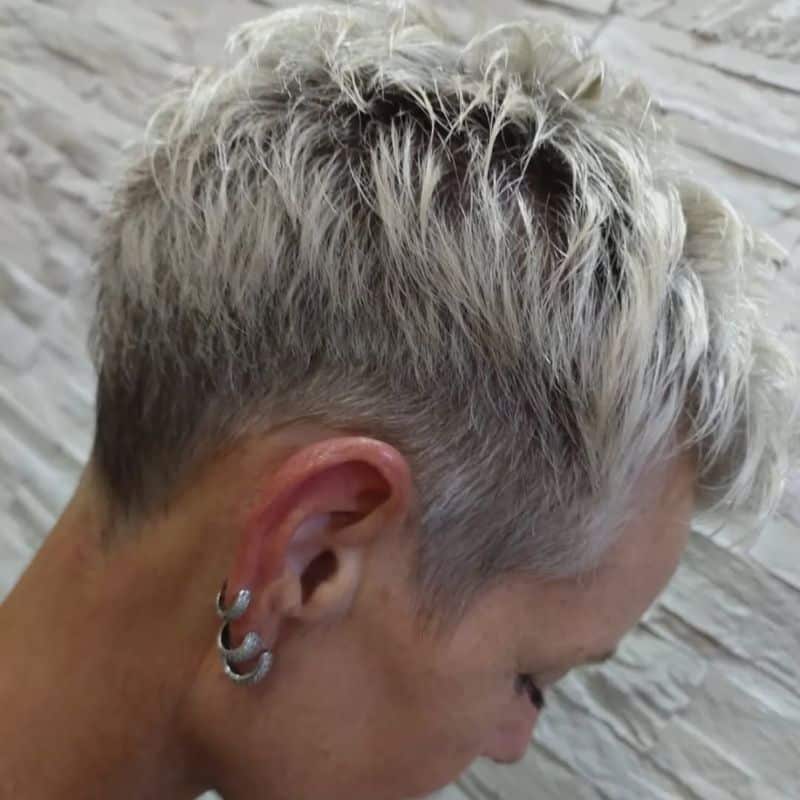 64. Textured Pixie with Subtle Highlights