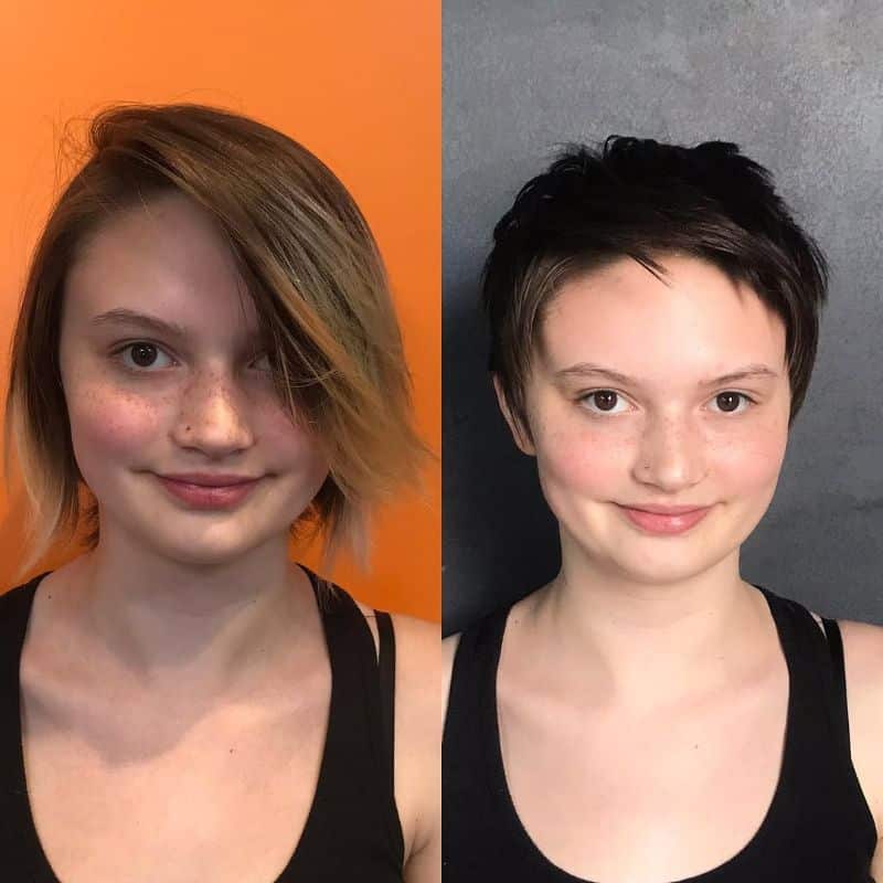 3. Textured Short Choppy Cut